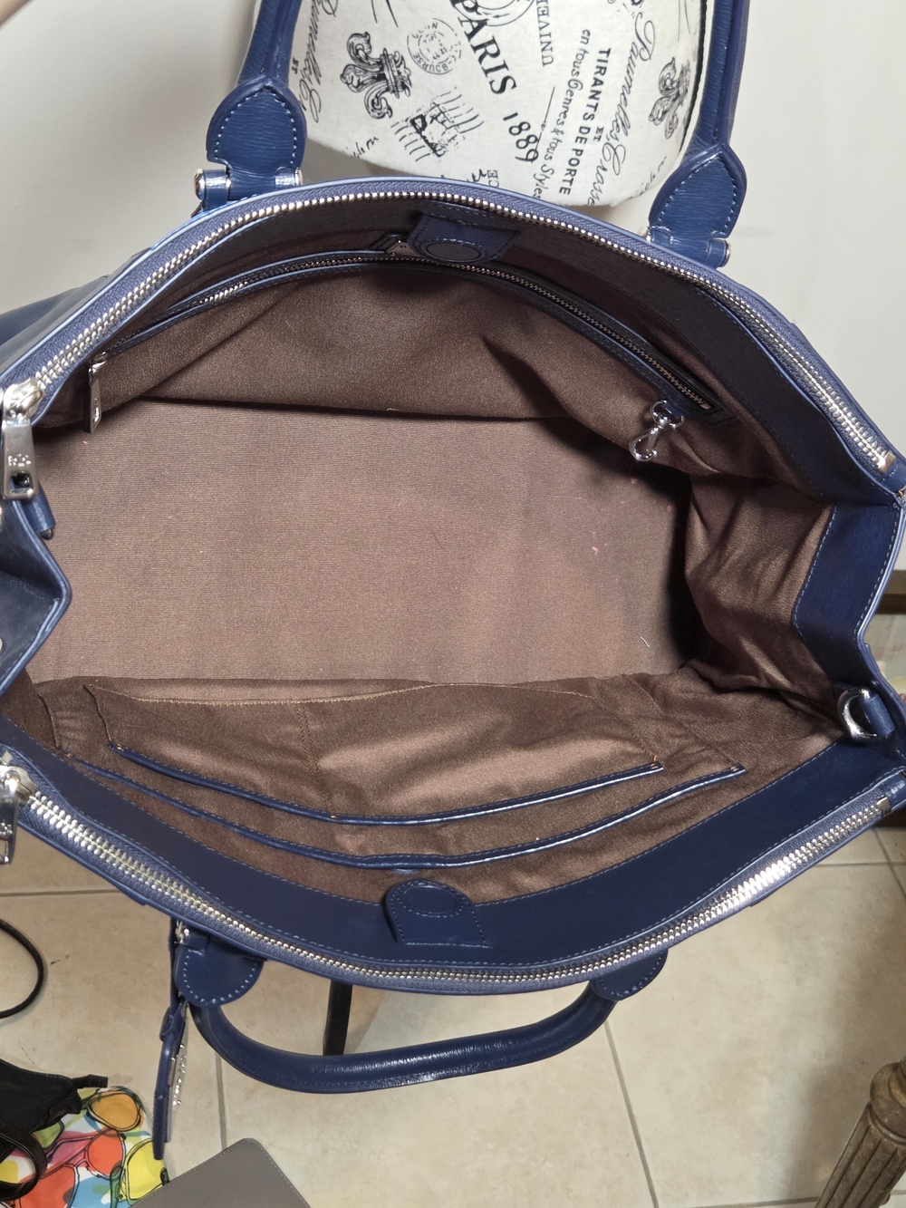 Lauren Ralph Lauren Newbury Double Zip Satchel - Picture 11 of 16